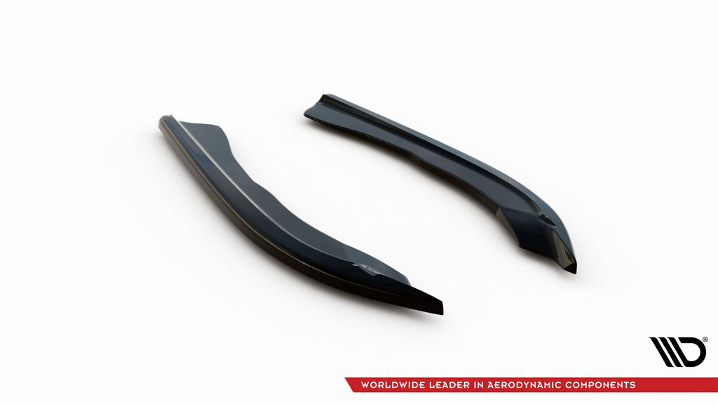 Maxton Design Heck Ansatz Flaps Diffusor V.5 passend für BMW 4er M440i G22 / G23 / G22 Facelift / G23 Facelift schwarz Hochglanz