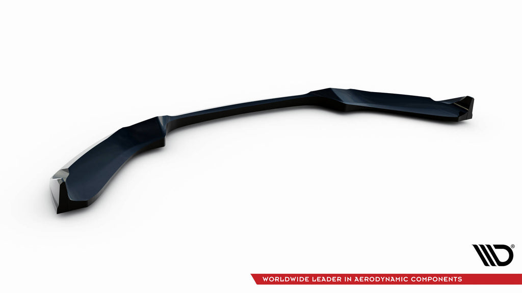 Maxton Design Street+ Spoilerlippe Front Ansatz V.4 passend für CSL Look BMW 1er M-Paket / M140i F20 Facelift schwarz Hochglanz