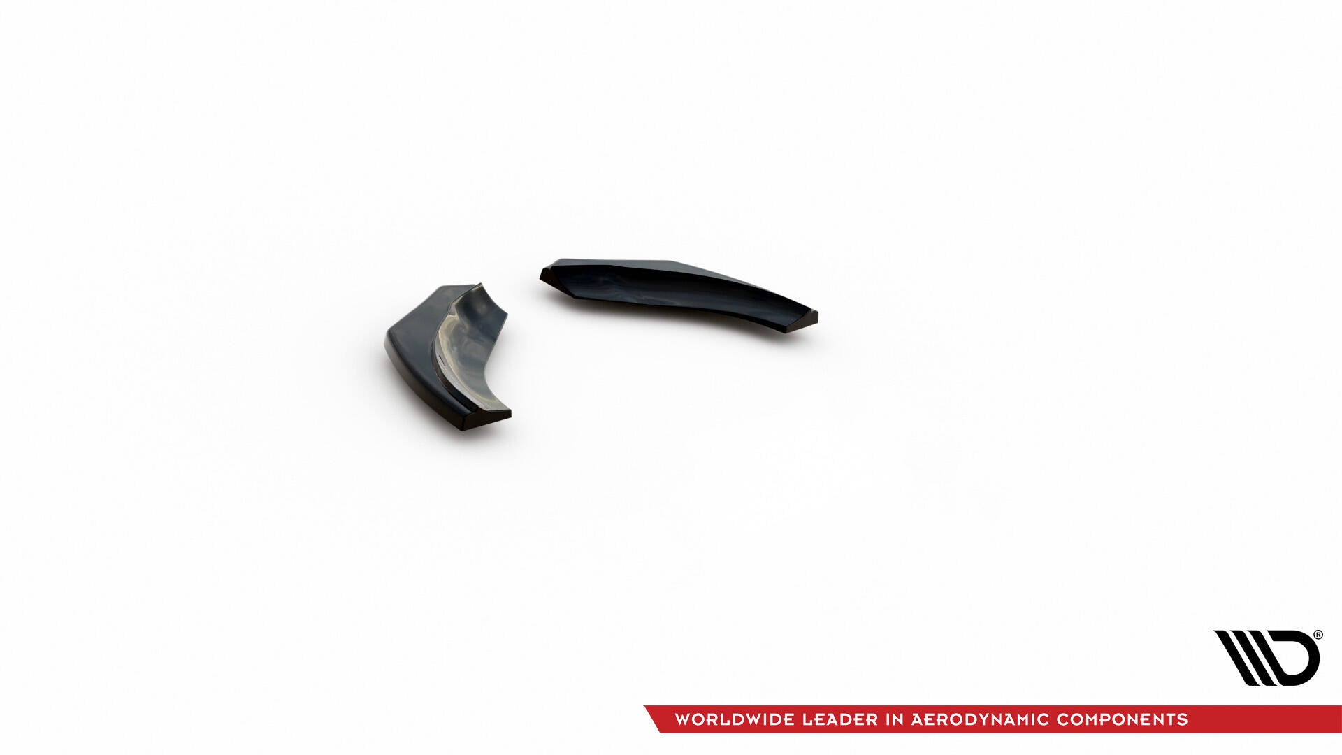 Maxton Design Heck Ansatz Flaps Diffusor passend für VW SCIROCCO R schwarz Hochglanz