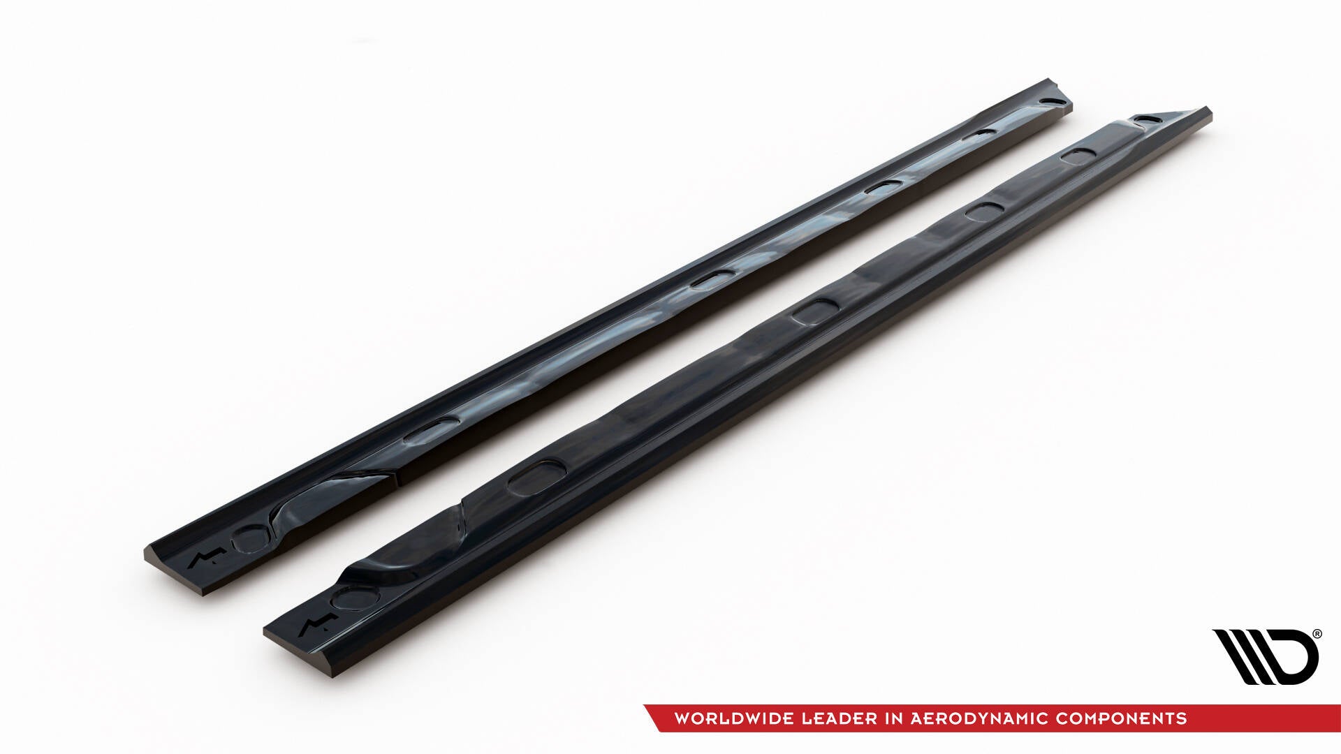 Maxton Design Street+ Seitenschweller Leisten passend für Renault Clio R.S. Line Mk5 schwarz Hochglanz