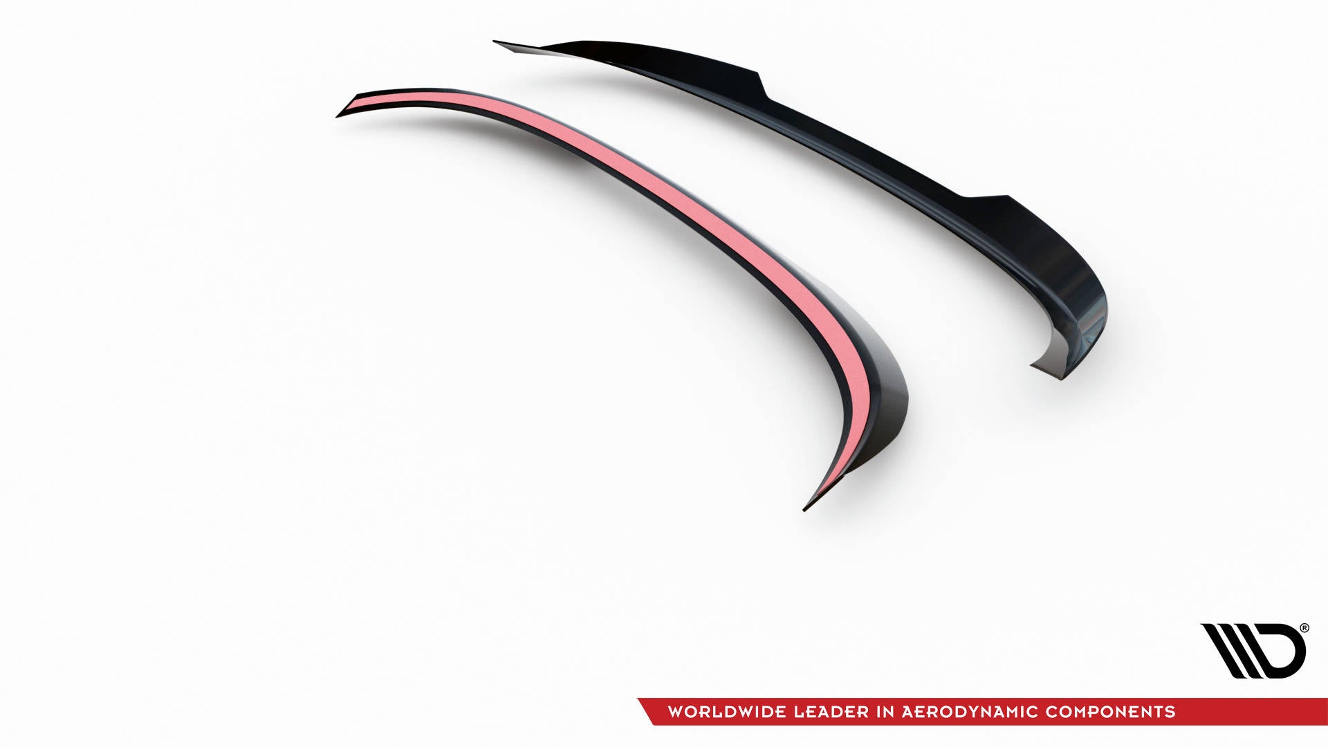 Maxton Design Spoiler CAP passend für Volvo XC60 Mk1 Facelift schwarz Hochglanz