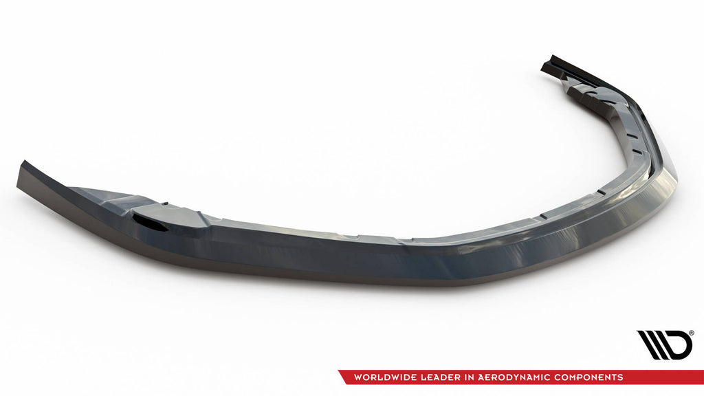 Maxton Design Street+ Spoilerlippe Front Ansatz passend für Porsche 911 992 GT3 schwarz Hochglanz