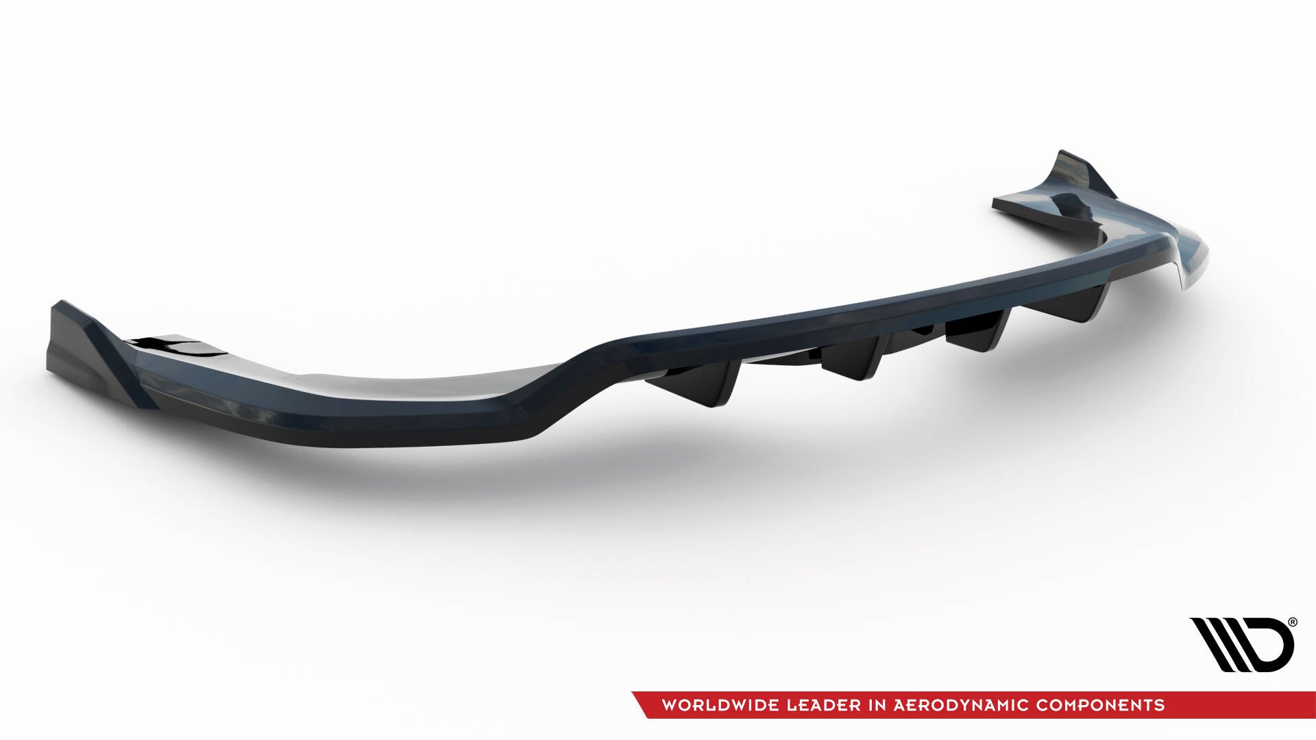 Maxton Design Street+ Mittlerer Diffusor RACE passend für BMW X5 M-Paket F15 schwarz Hochglanz