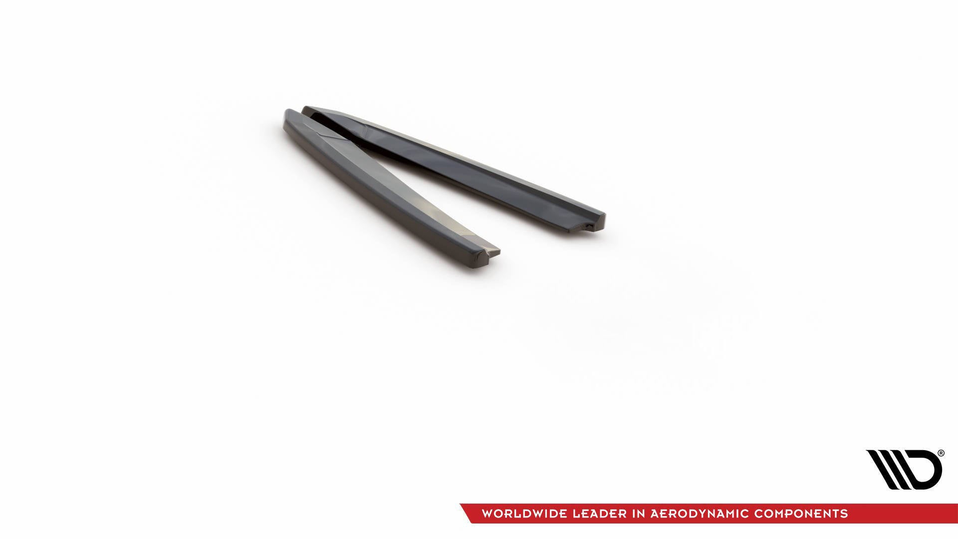 Maxton Design Heck Ansatz Flaps Diffusor V.1 passend für Skoda Octavia RS Liftback / Combi Mk4 Facelift schwarz Hochglanz
