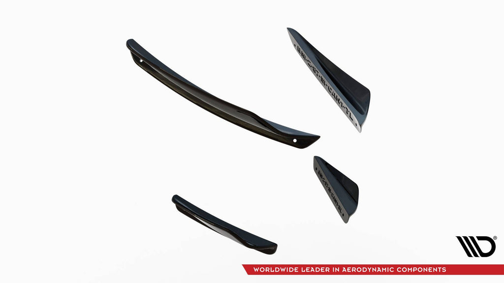 Maxton Design Stoßstangen Flaps Wings vorne Canards passend für BMW M2 F87