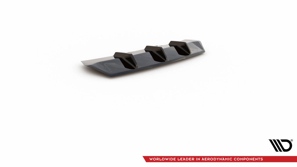 Maxton Design Diffusor Heck Ansatz passend für Renault Talisman schwarz Hochglanz