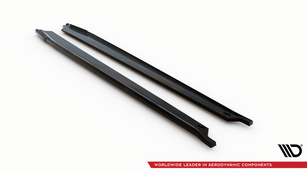 Maxton Design Street+ Seitenschweller Leisten passend für Porsche 911 992 GT3 schwarz Hochglanz