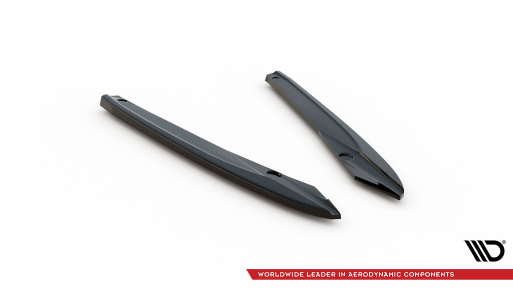 Maxton Design Heck Ansatz Flaps Diffusor V.2 passend für Seat Leon ST FR Mk4 schwarz Hochglanz