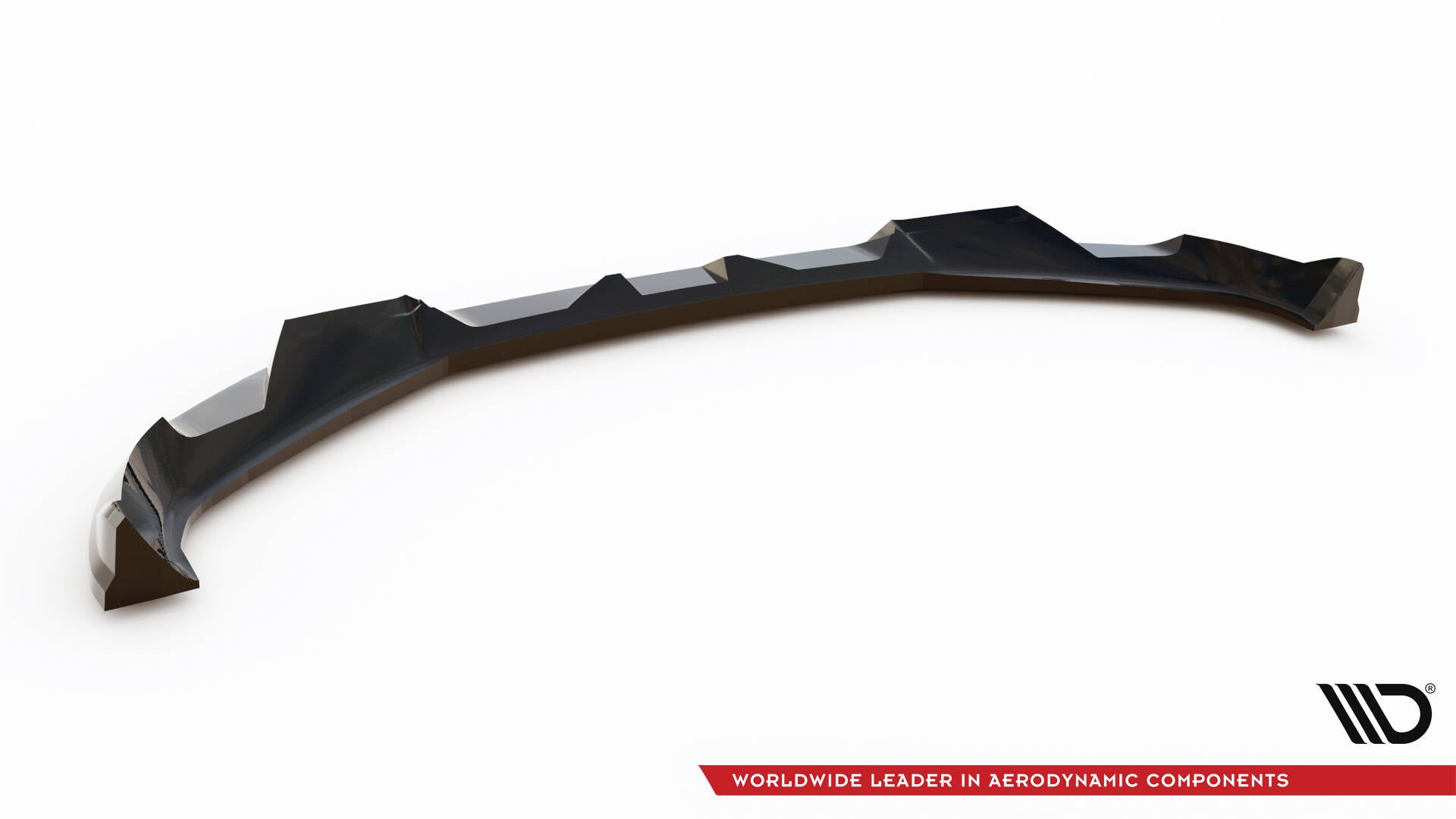 Maxton Design Street+ Spoilerlippe Front Ansatz V.2 passend für BMW XM G09 schwarz Hochglanz