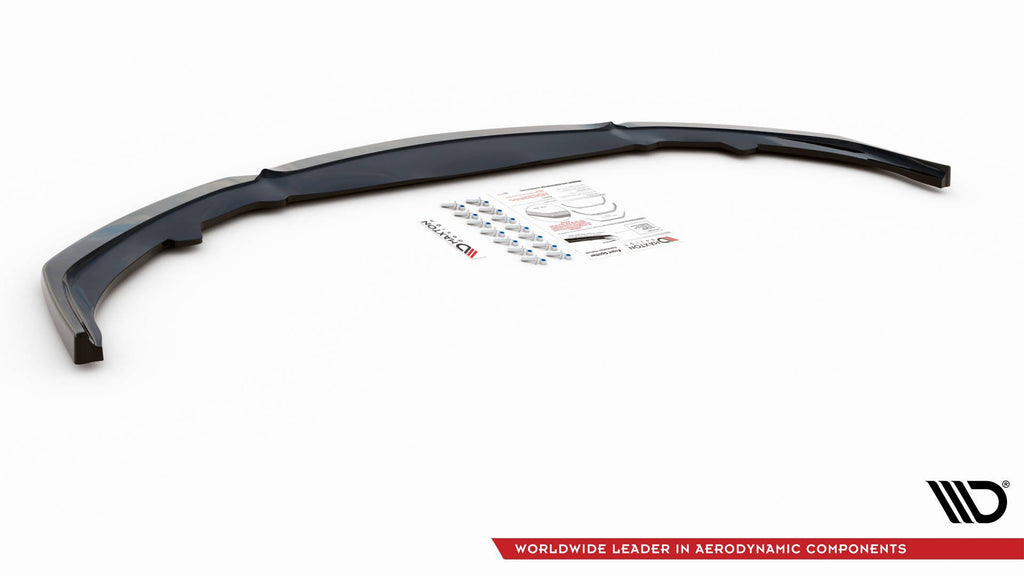 Maxton Design Street+ Spoilerlippe Front Ansatz V.2 passend für Lexus IS F Mk2 schwarz Hochglanz