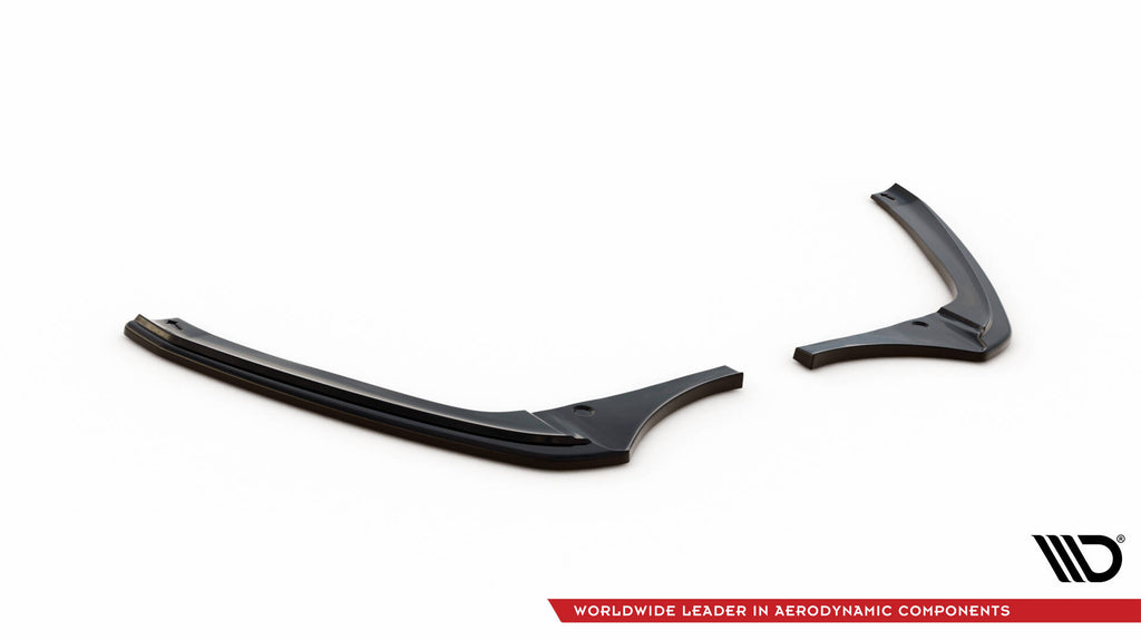 Maxton Design Heck Ansatz Flaps Diffusor V.2 passend für Maserati Granturismo Mk1 schwarz Hochglanz