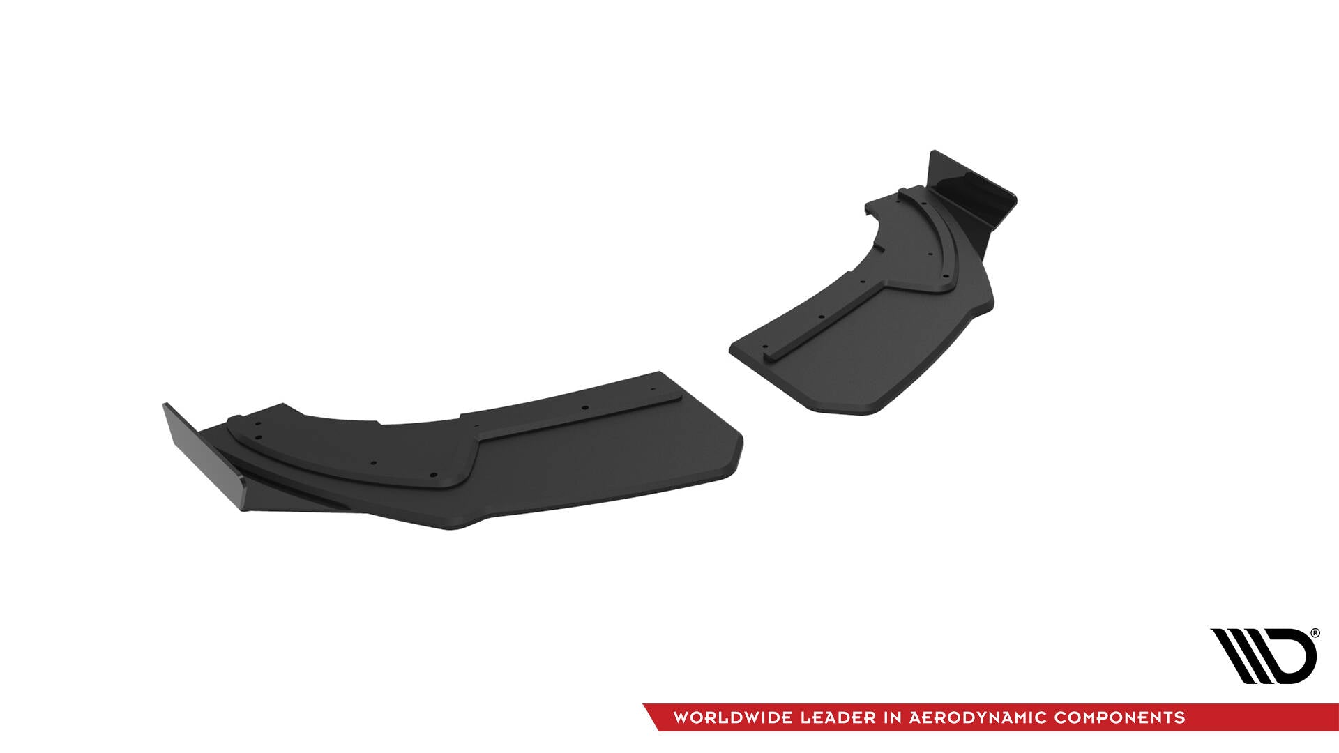 Maxton Design Street Pro Heck Ansatz Flaps Diffusor + Flaps passend für Audi TT S-Line 8S schwarz Hochglanz
