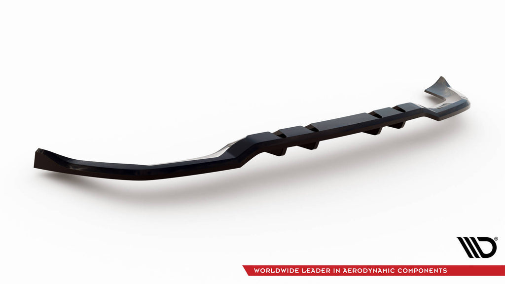 Maxton Design Street+ Mittlerer Diffusor RACE passend für Mercedes-AMG A35 Hatchback W177 schwarz Hochglanz