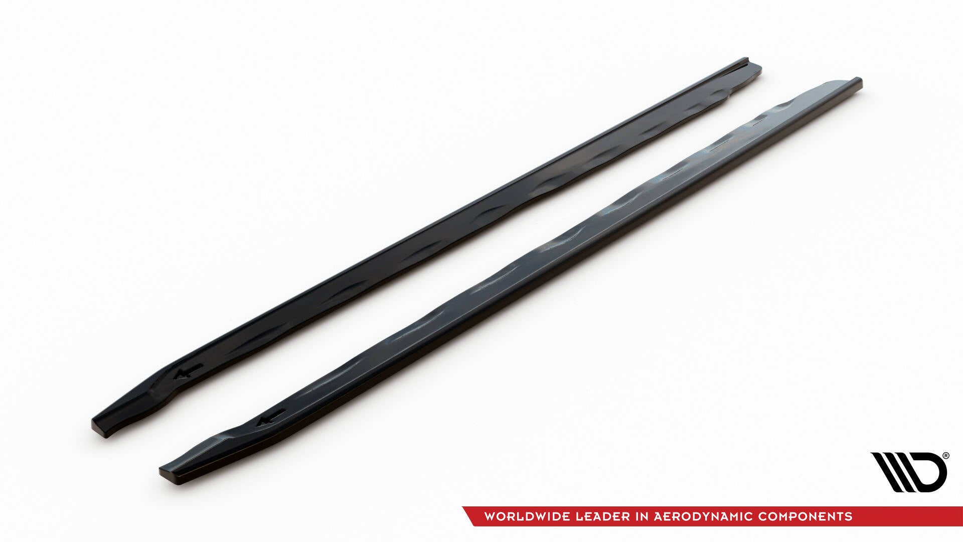Maxton Design Street+ Seitenschweller Leisten passend für BMW M135i M-Performance F40 schwarz Hochglanz