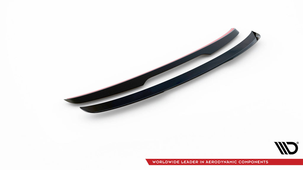 Maxton Design Spoiler CAP für Volvo XC90 R-Design Mk2 Facelift Carbon Look