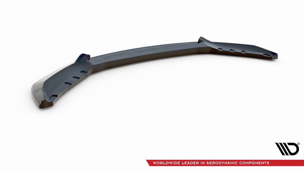 Maxton Design Street+ Spoilerlippe Front Ansatz V.2 passend für BMW 4er Coupe / Gran Coupe / Cabrio F32 / F36 / F33 schwarz Hochglanz