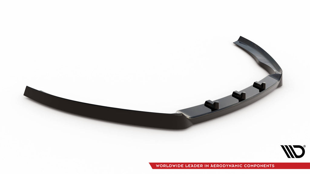 Maxton Design Street+ Spoilerlippe Front Ansatz V.1 passend für VW Passat B7 schwarz Hochglanz