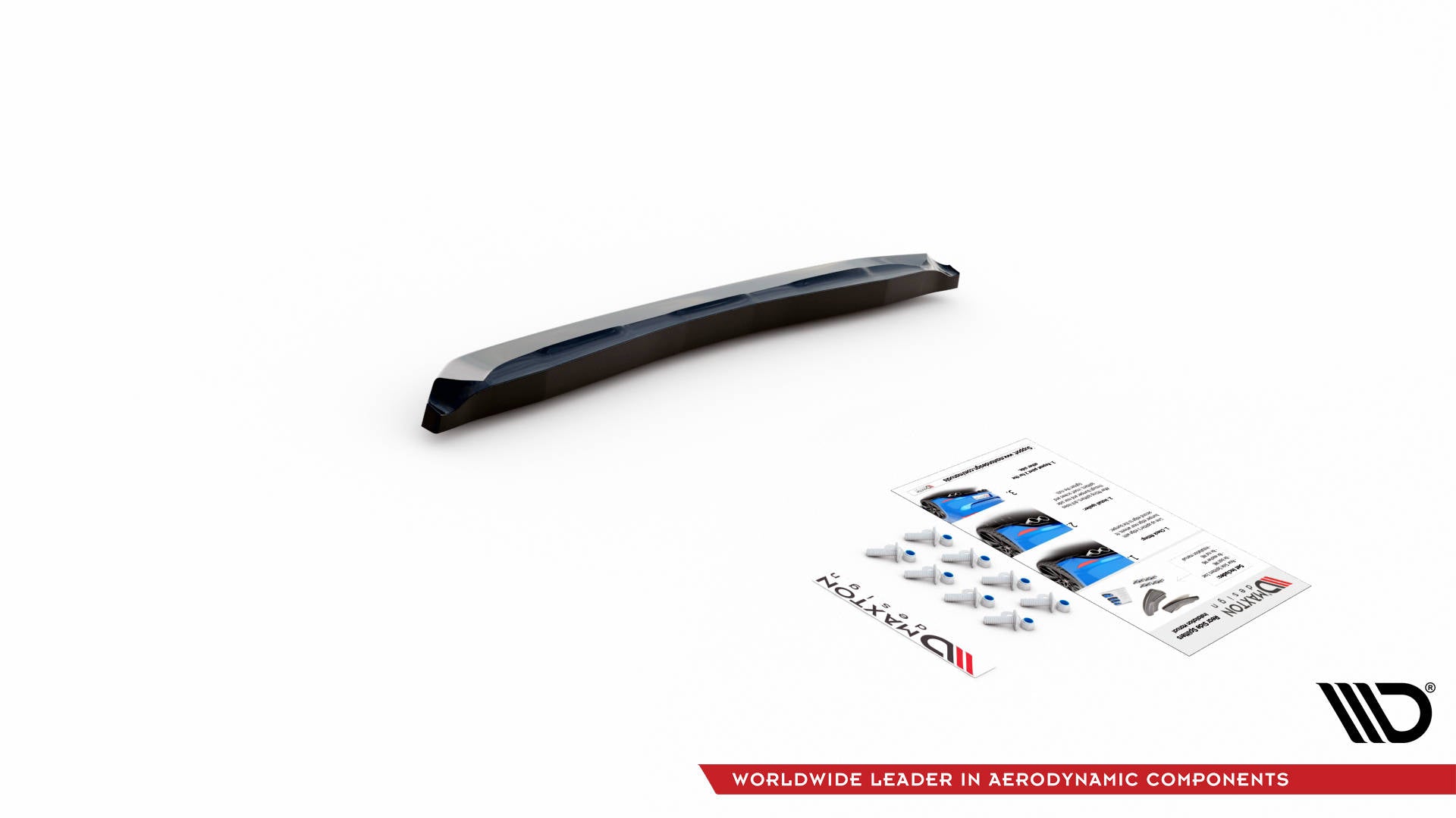 Maxton Design Heckansatz Ford Escape ST-Line Mk3 schwarz Hochglanz für Ford Escape Mk3