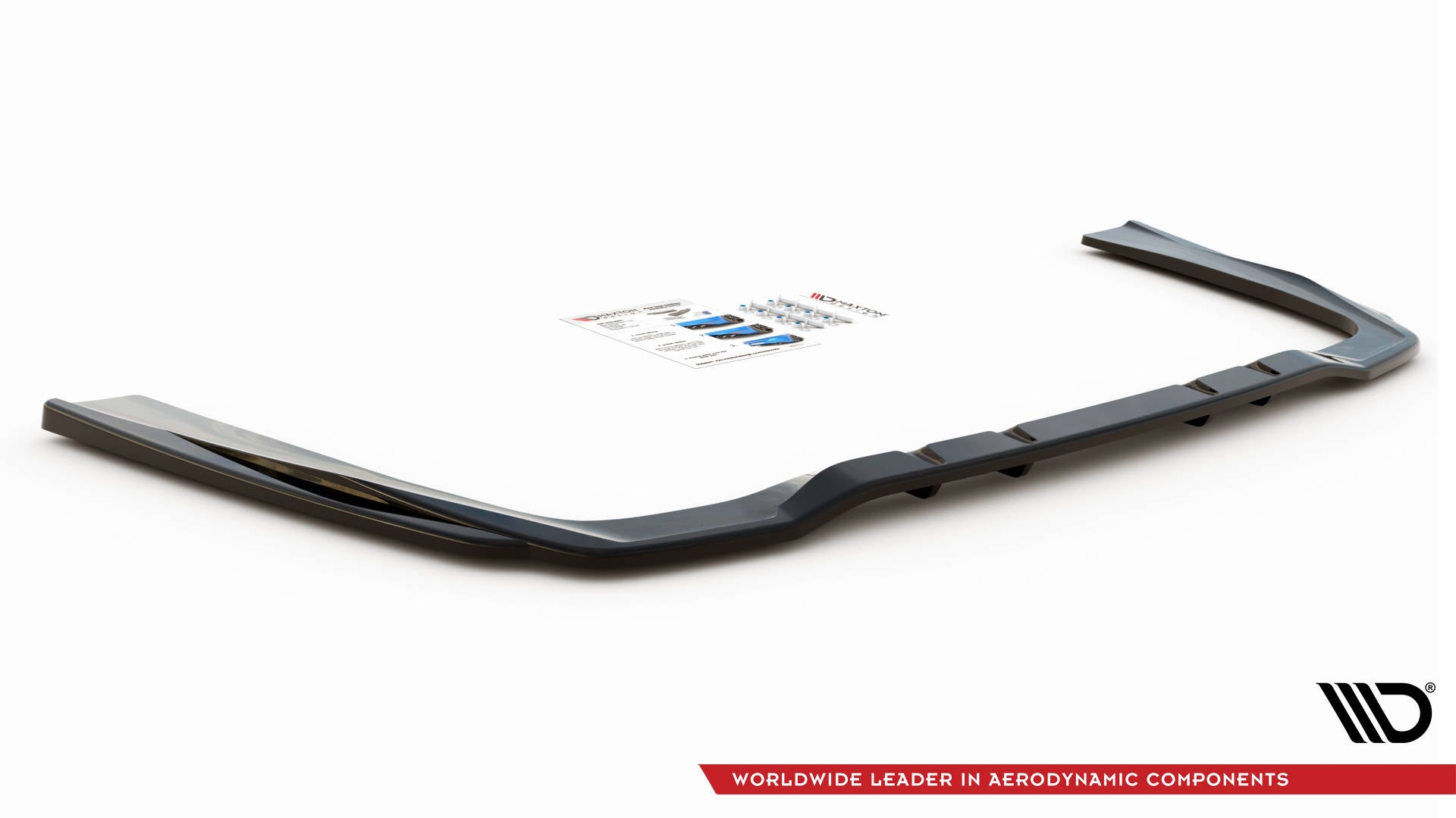 Maxton Design Street+ Mittlerer Diffusor RACE passend für Mercedes-AMG CLS 53 C257 schwarz Hochglanz