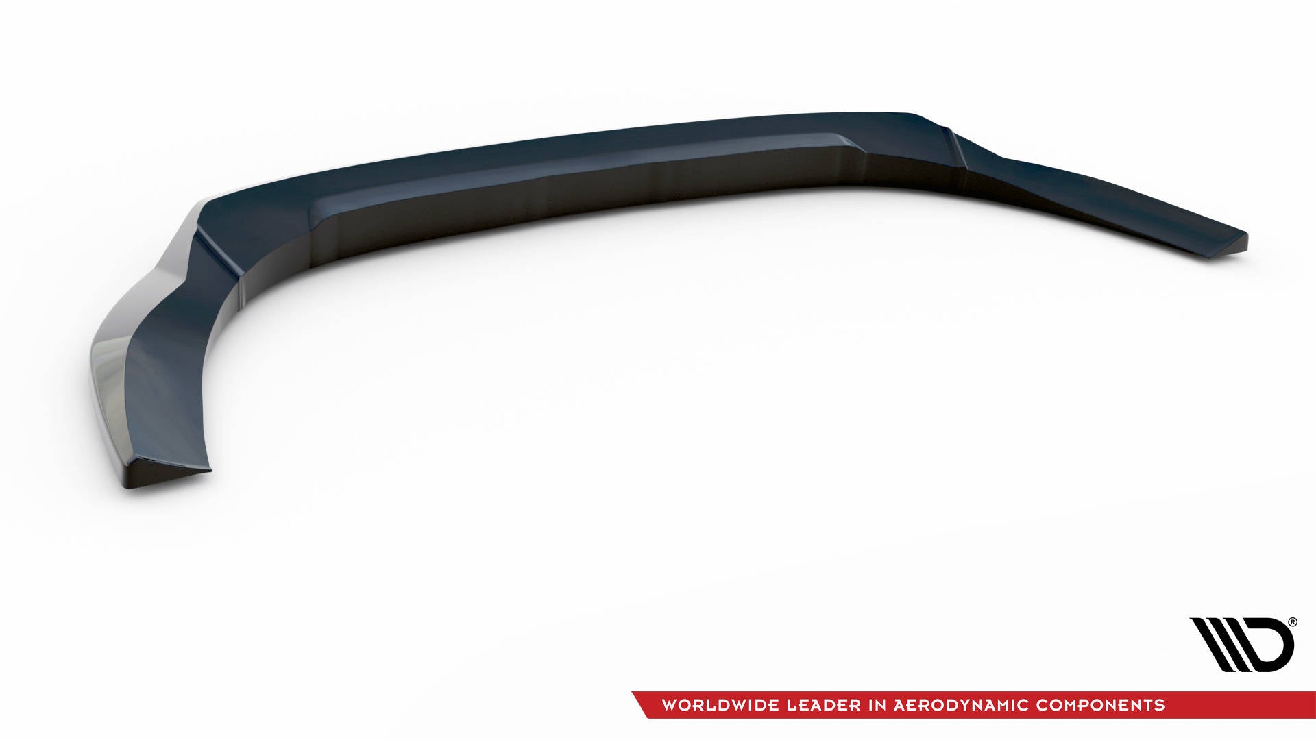 Maxton Design Street+ Spoilerlippe Front Ansatz V.2 passend für Ford Transit Custom Mk1 Facelift / Tourneo Custom Mk1 Facelift schwarz Hochglanz