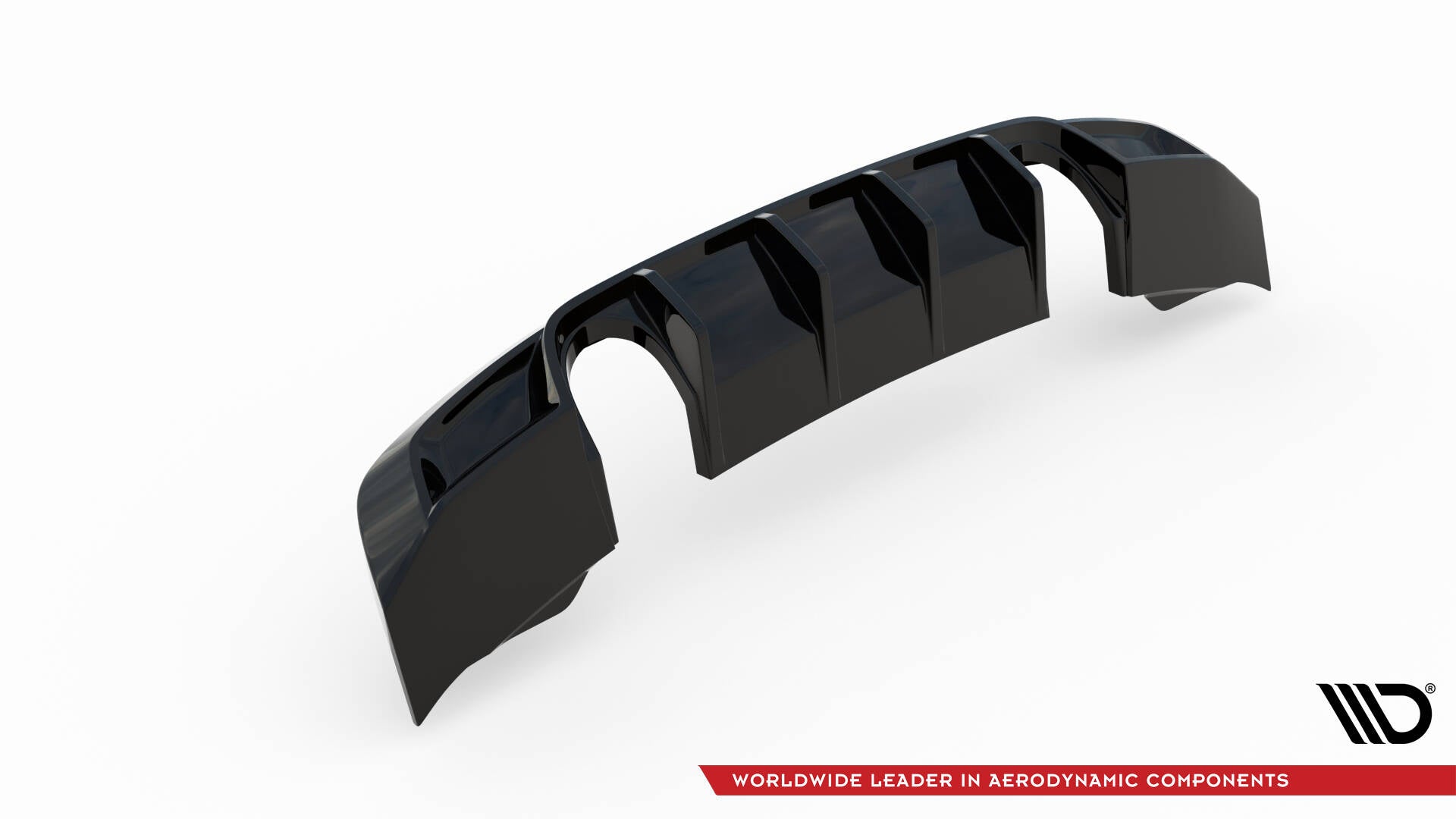 Maxton Design Diffusor Heck Ansatz passend für Audi TT S-Line 8S schwarz Hochglanz