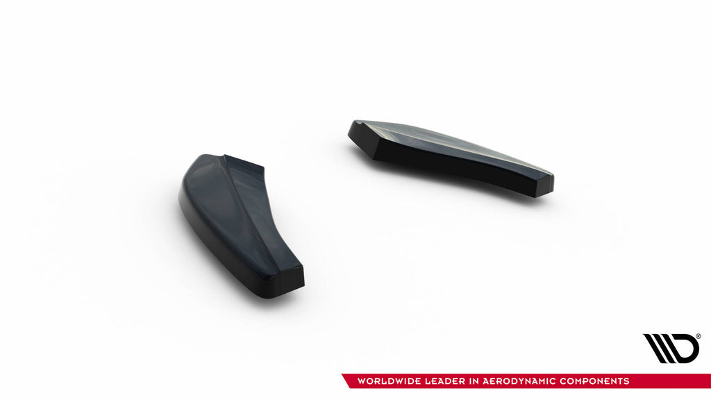 Maxton Design Heck Ansatz Flaps Diffusor passend für VW Golf GTI Clubsport Mk7 schwarz Hochglanz