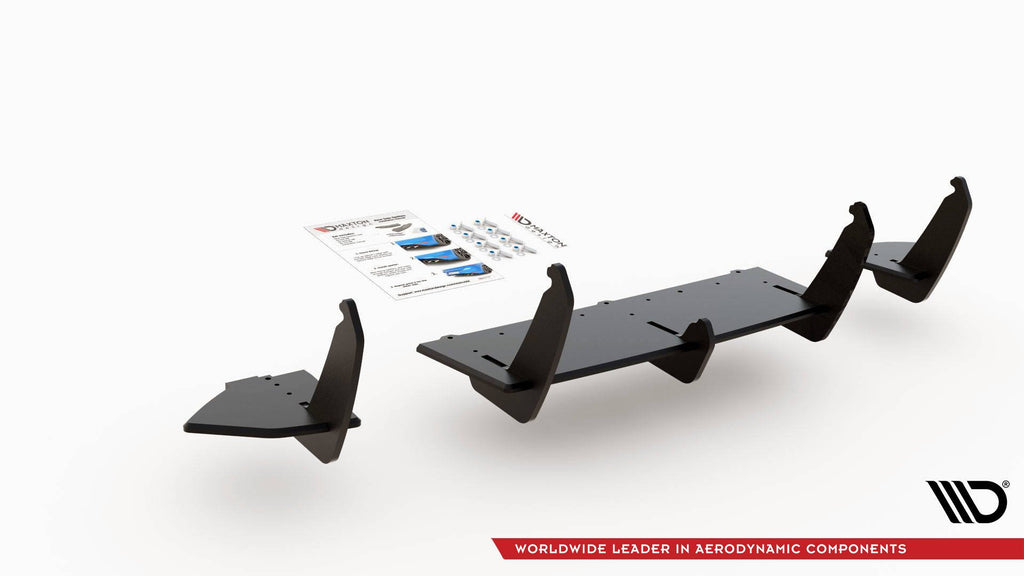 Maxton Design Street Pro Heckschürze V.1 passend für Ford Focus RS Mk3