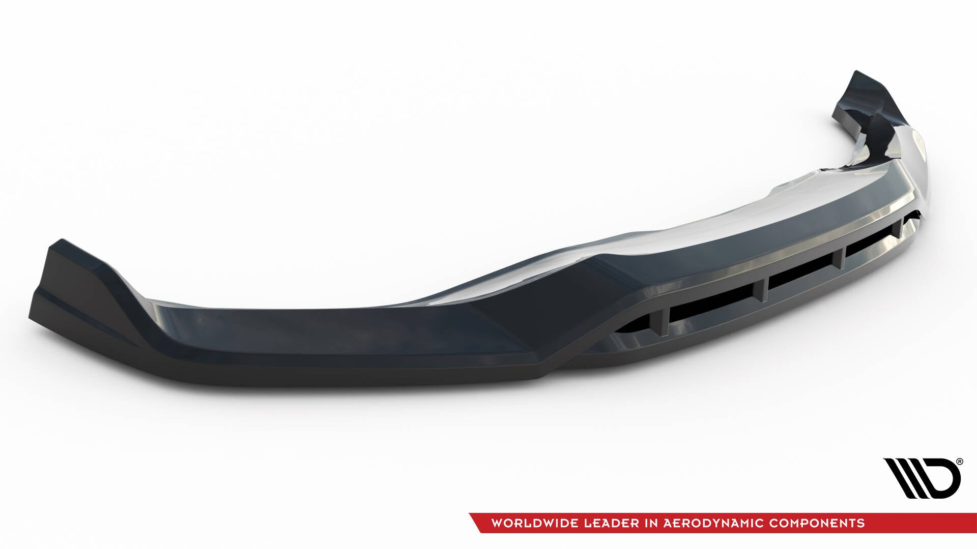 Maxton Design Street+ Spoilerlippe Front Ansatz V.3 passend für BMW X5 M-Paket F15 schwarz Hochglanz