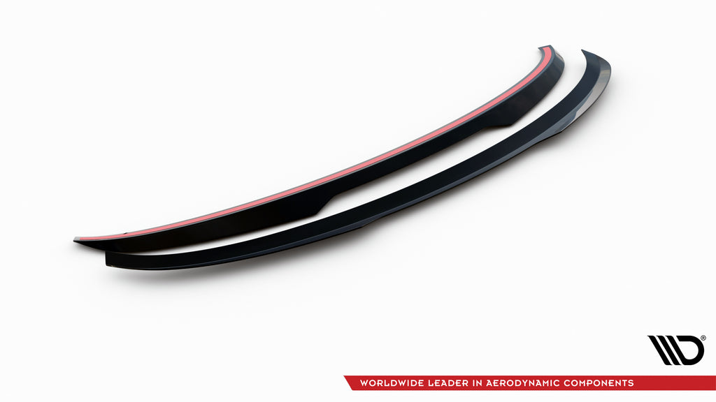 Maxton Design Spoiler CAP passend für BMW 3er GT M-Paket F34 schwarz Hochglanz