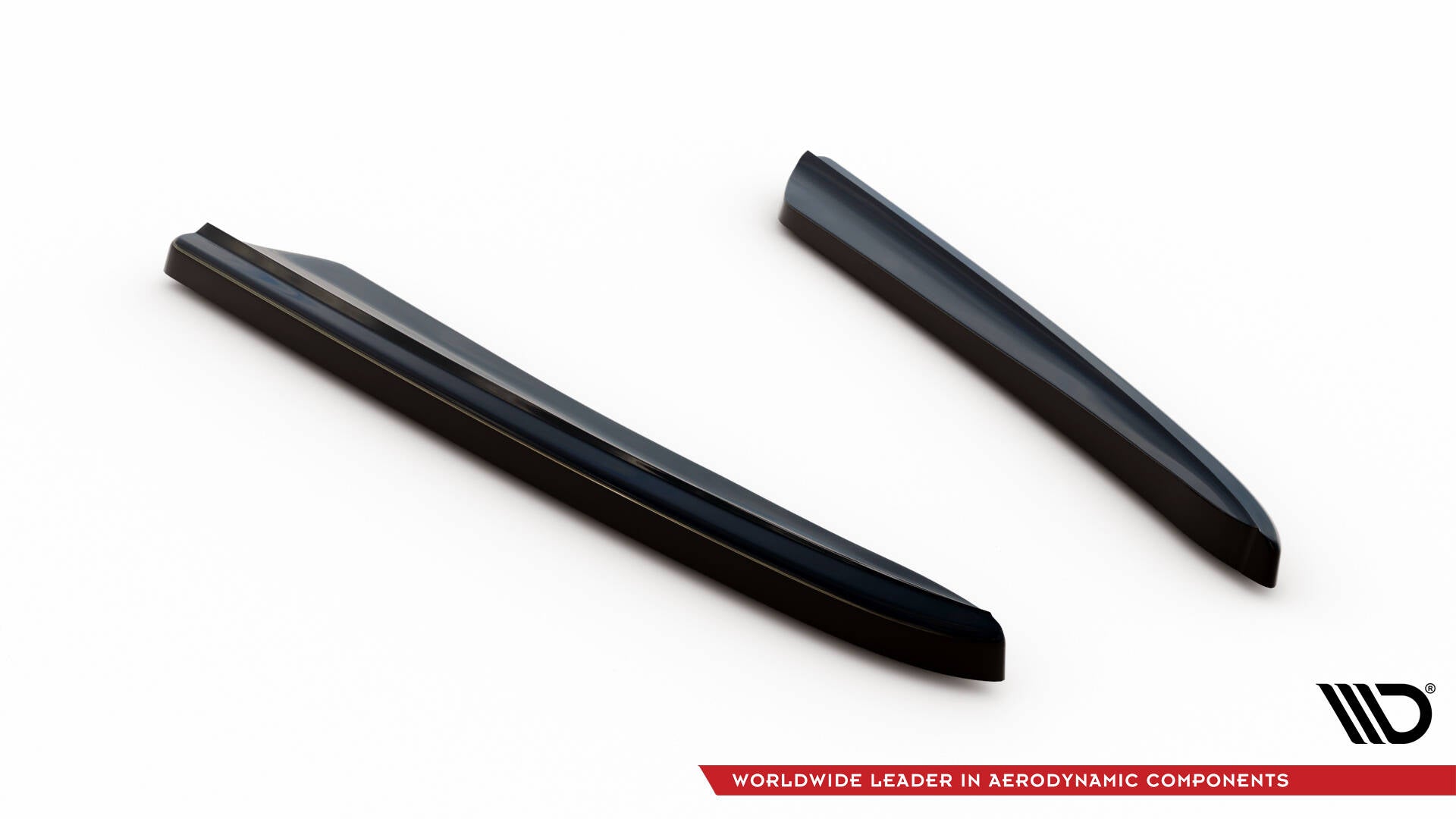 Maxton Design Heck Ansatz Flaps Diffusor passend für Mercedes-Benz CLS C219 schwarz Hochglanz