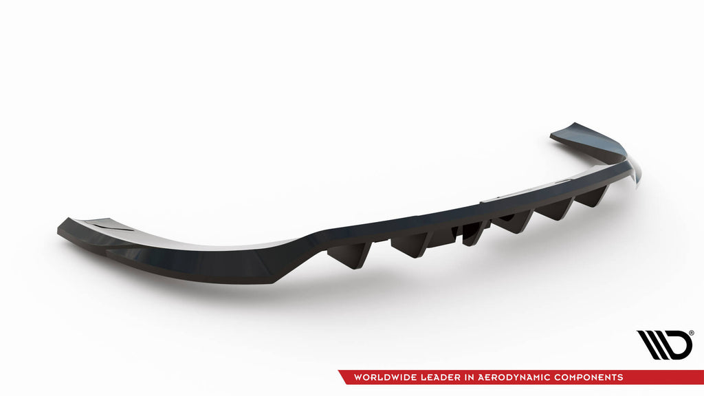 Maxton Design Street+ Mittlerer Diffusor RACE passend für Jeep Grand Cherokee Trailhawk Mk5 schwarz Hochglanz