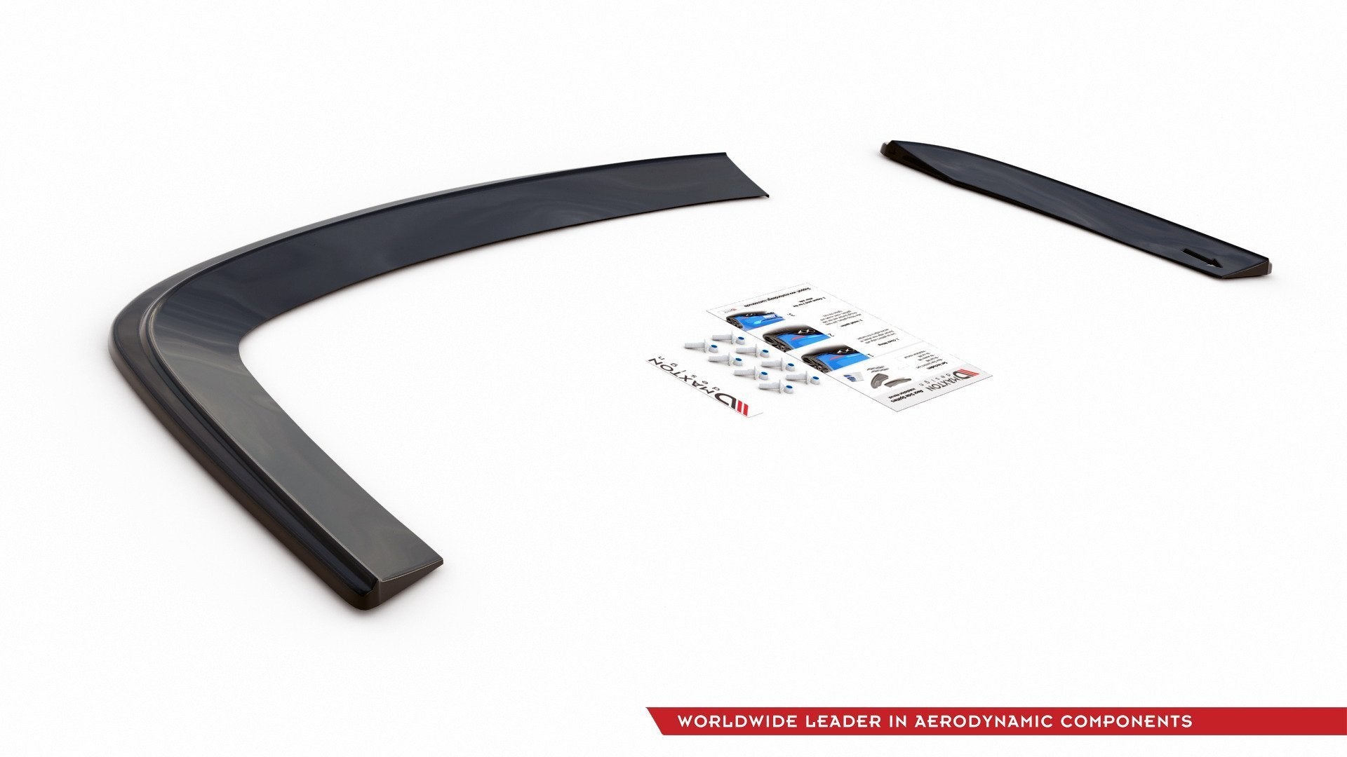 Maxton Design Heck Ansatz Flaps Diffusor passend für VOLKSWAGEN JETTA MK6 SEDAN vor Facelift schwarz Hochglanz