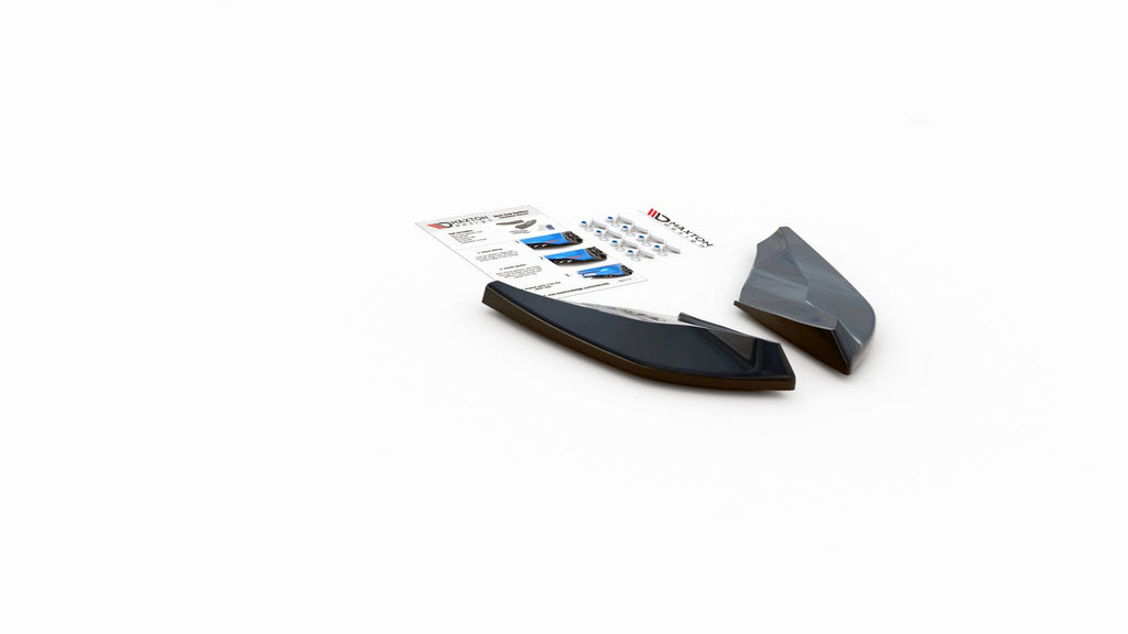 Maxton Design Heck Ansatz Flaps Diffusor passend für Cupra Ateca Mk1 / Mk1 Facelift schwarz Hochglanz