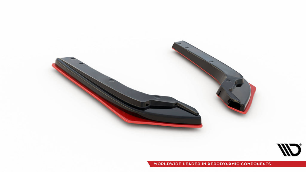 Maxton Design Heck Ansatz Flaps Diffusor V.2 passend für SUBARU WRX STI schwarz Hochglanz