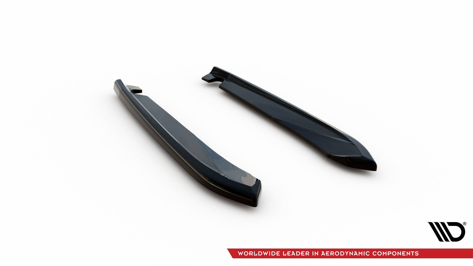 Maxton Design Heck Ansatz Flaps Diffusor V.1 passend für Seat Leon Cupra Sportstourer Mk3 schwarz Hochglanz
