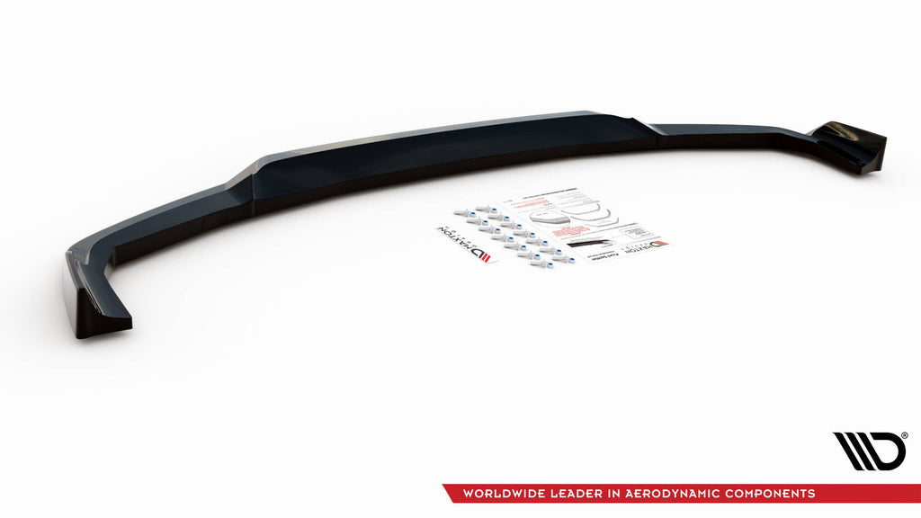 Maxton Design Street+ Spoilerlippe Front Ansatz V.3 passend für BMW X5M F95 schwarz Hochglanz