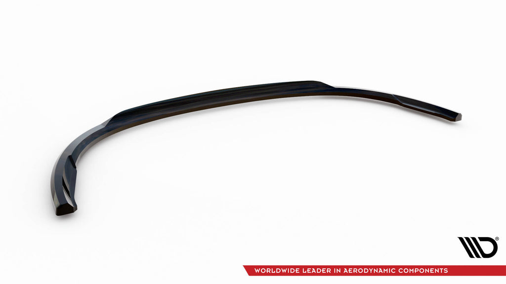 Maxton Design Street+ Spoilerlippe Front Ansatz V.1 passend für Renault Megane GT Mk3 Facelift schwarz Hochglanz