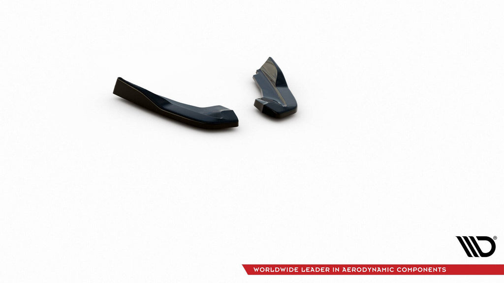 Maxton Design Heck Ansatz Flaps Diffusor V.2 passend für Ford Focus Hatchback ST Mk4 schwarz Hochglanz