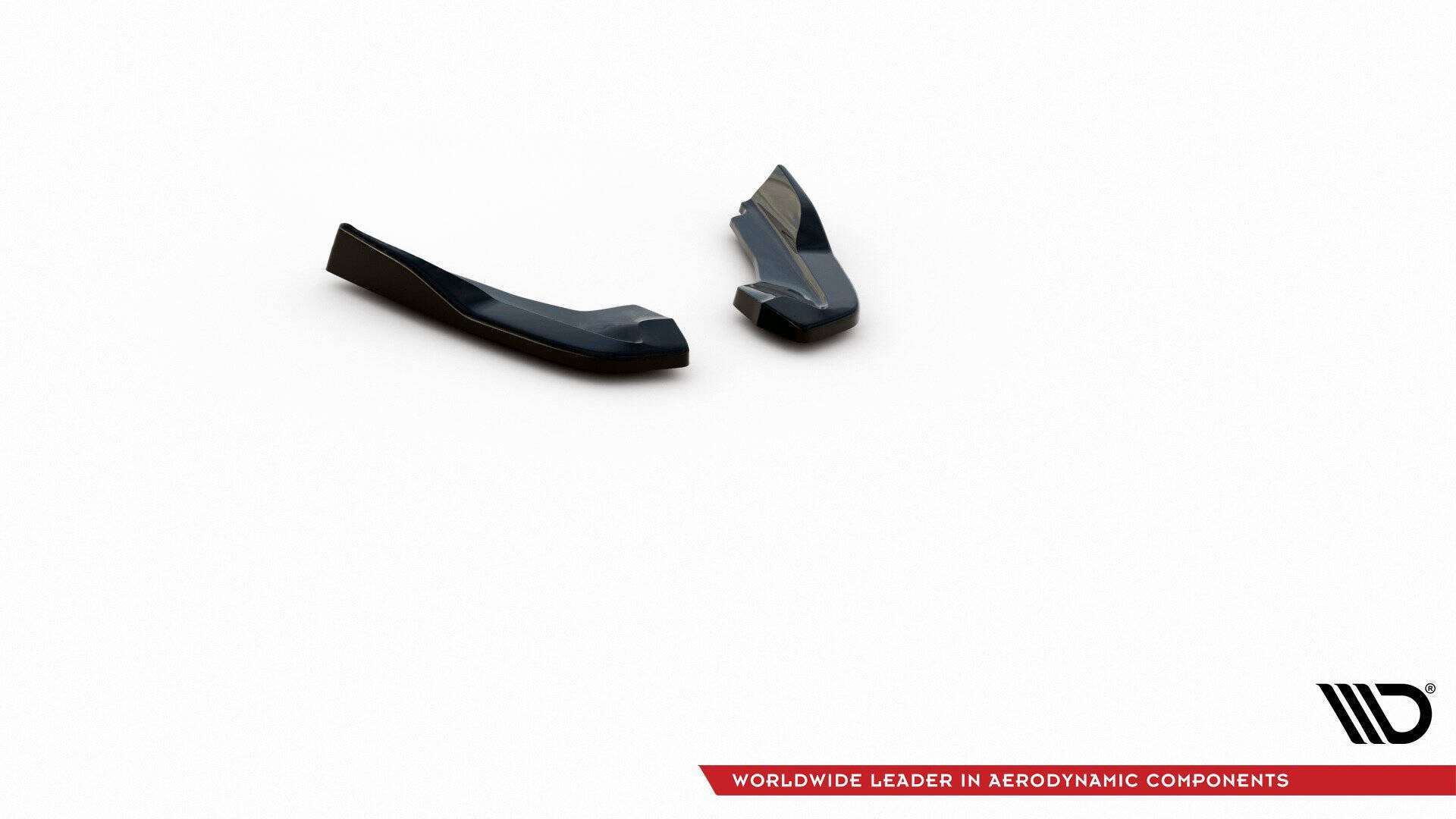Maxton Design Heck Ansatz Flaps Diffusor V.2 passend für Ford Focus Hatchback ST Mk4 schwarz Hochglanz