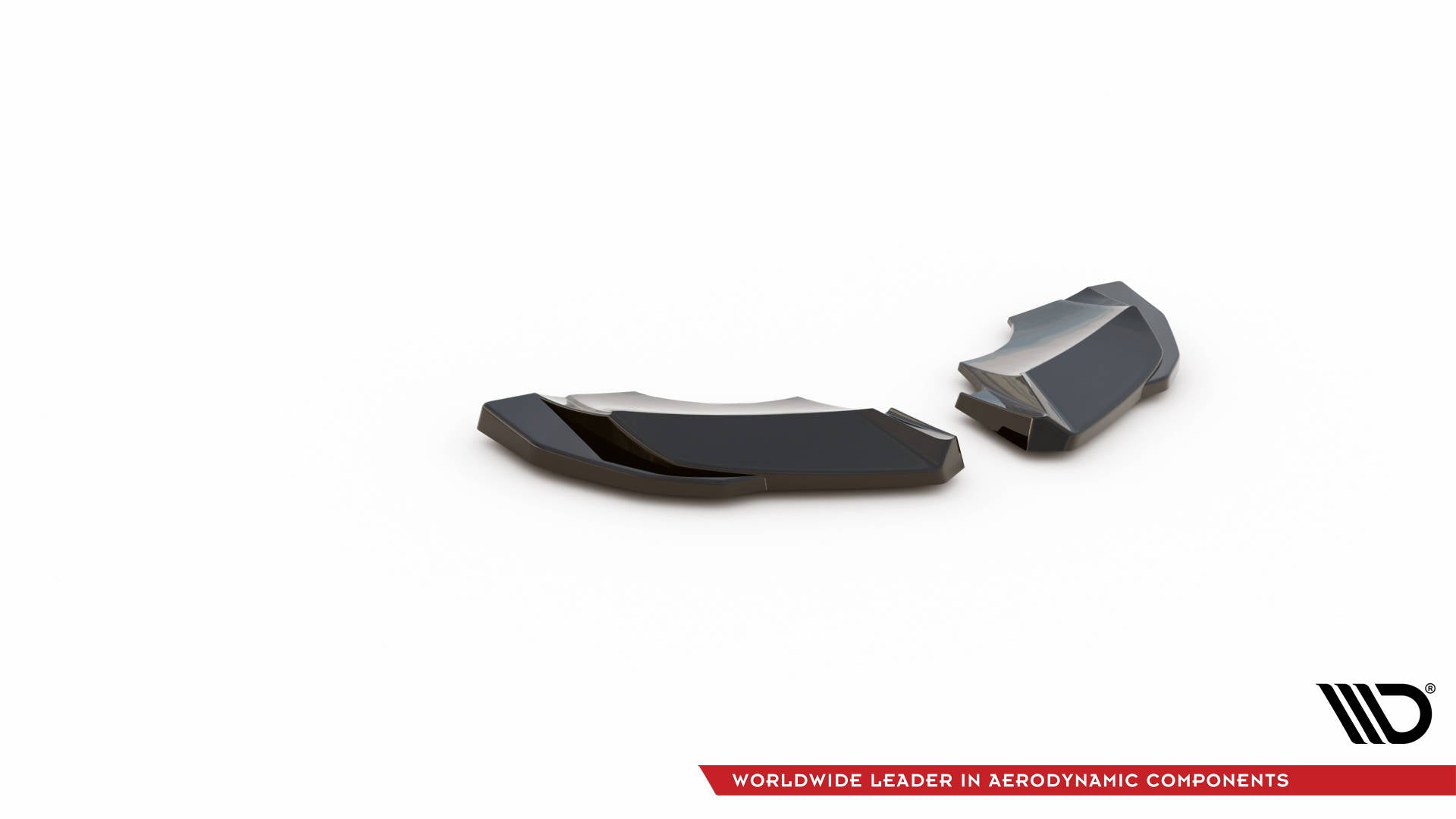 Maxton Design Heck Ansatz Flaps Diffusor passend für Audi R8 Mk2 Facelift schwarz Hochglanz