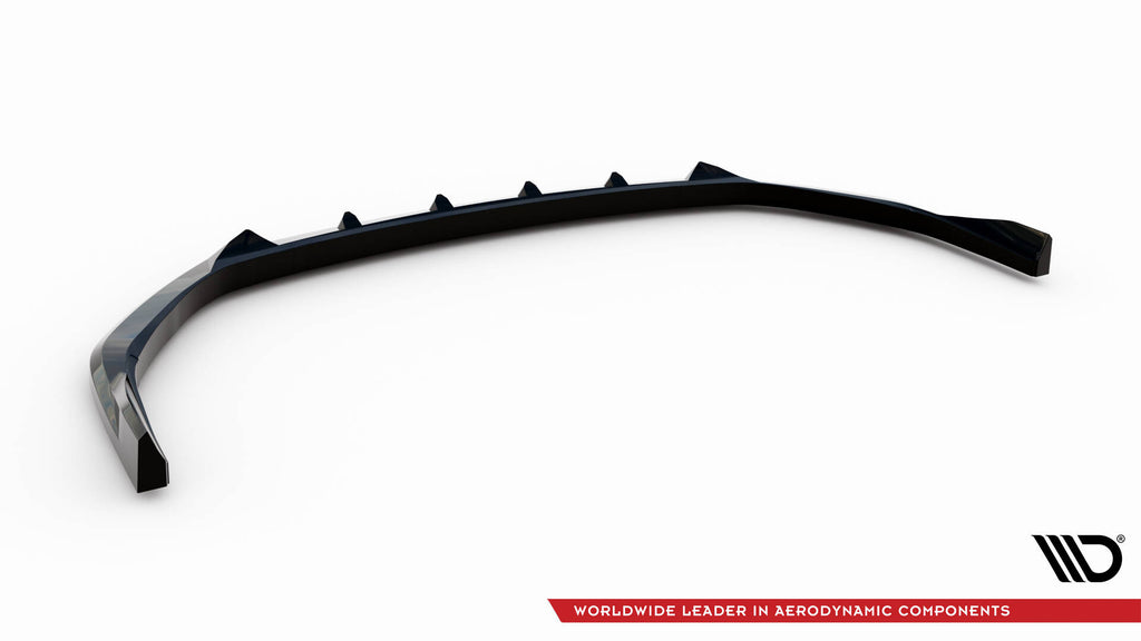 Maxton Design Street+ Spoilerlippe Front Ansatz passend für Lexus RX Mk4 Facelift schwarz Hochglanz