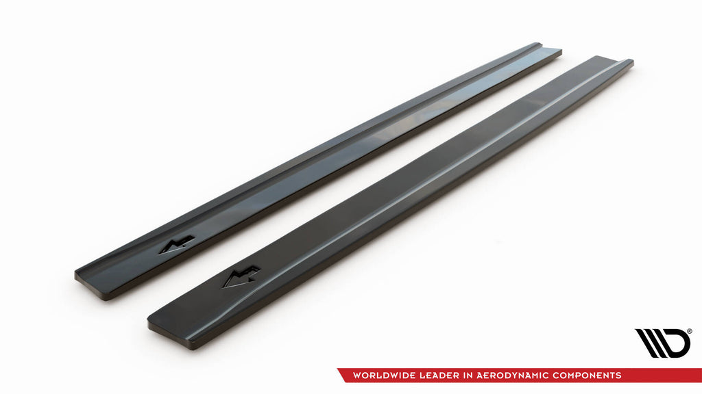 Maxton Design Street+ Seitenschweller Leisten passend für Suzuki Vitara S Mk2 schwarz Hochglanz