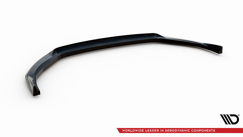 Maxton Design Street+ Spoilerlippe Front Ansatz V.2 passend für Opel Corsa F ( Mk6) schwarz Hochglanz