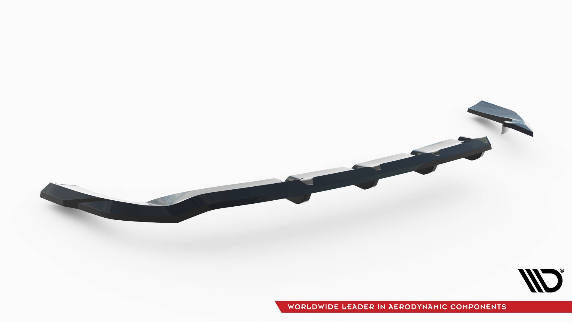Maxton Design Street+ Mittlerer Diffusor RACE passend für Hyundai Tucson N-Line Mk4 schwarz Hochglanz