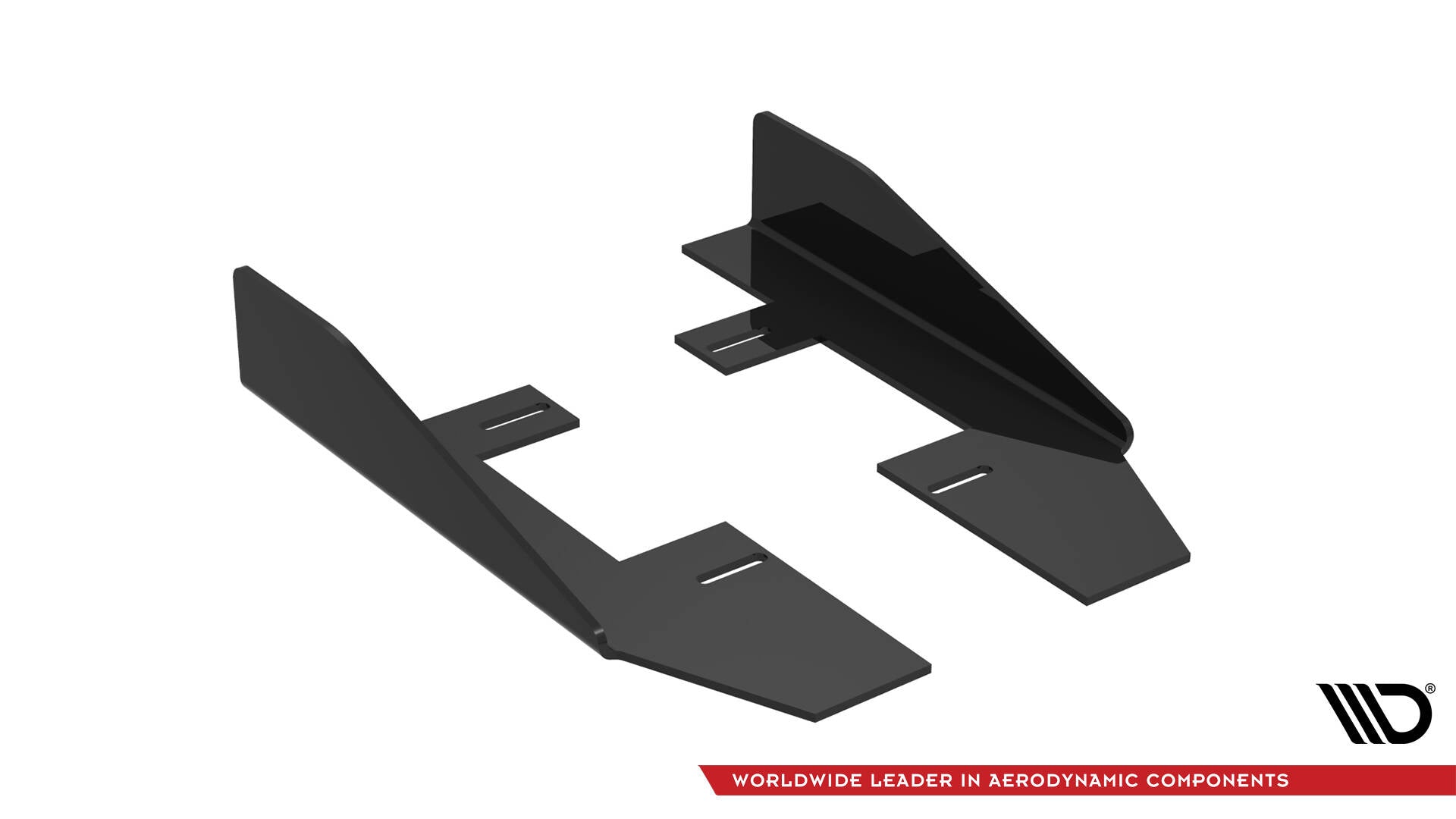 Maxton Design Seitenschweller Flaps passend für Audi RS3 Limousine 8V Facelift schwarz Hochglanz