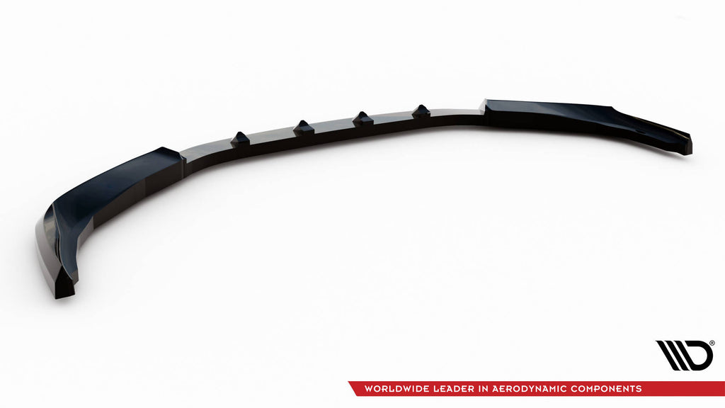 Maxton Design Street+ Spoilerlippe Front Ansatz V.3 passend für BMW M2 G87 schwarz Hochglanz