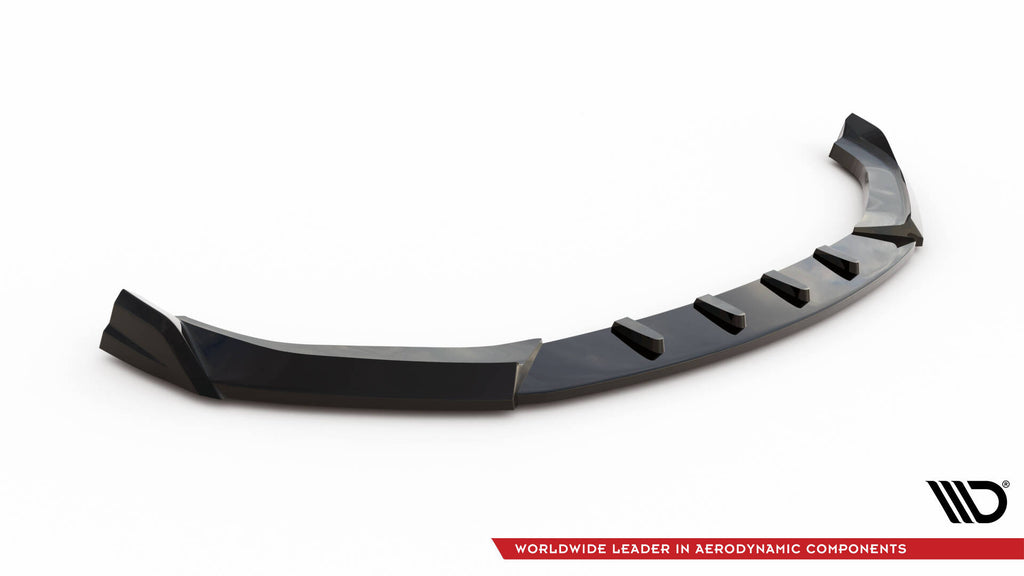 Maxton Design Street+ Spoilerlippe Front Ansatz Passend für Shelby F150 Super Snake Schwarz Hochglanz