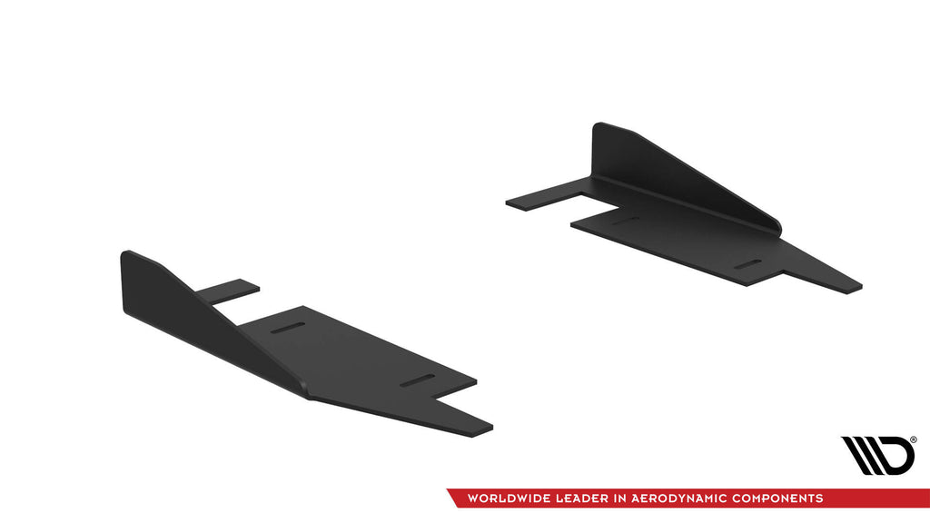 Maxton Design Seitenschweller Flaps passend für Kia Stinger GT / GT-Line / Standard Mk1 schwarz Hochglanz