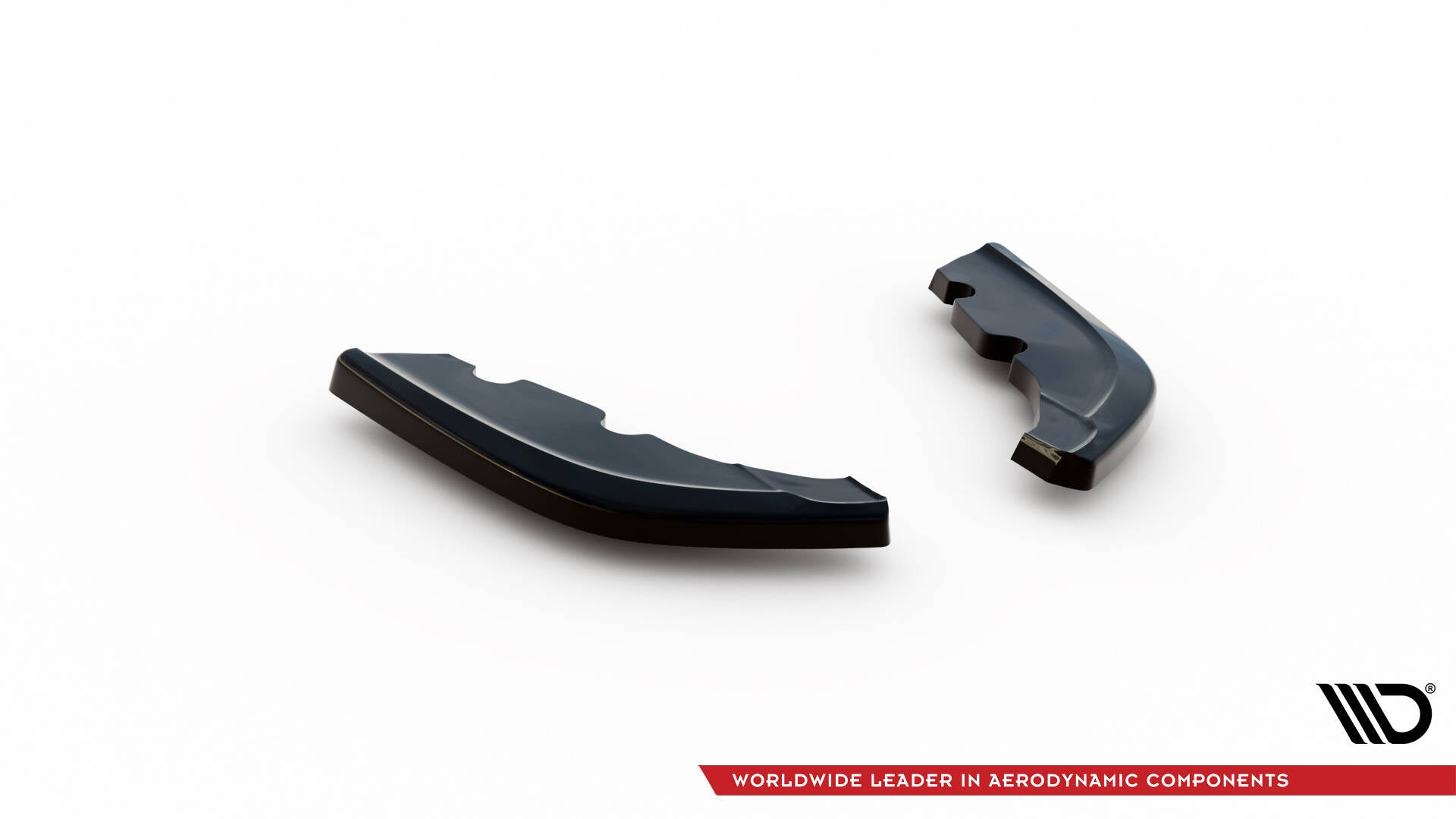 Maxton Design Heck Ansatz Flaps Diffusor V.1 passend für0 (Für heckansatz v.2) BMW 1er F40 M-Paket / M135i / 128ti schwarz Hochglanz