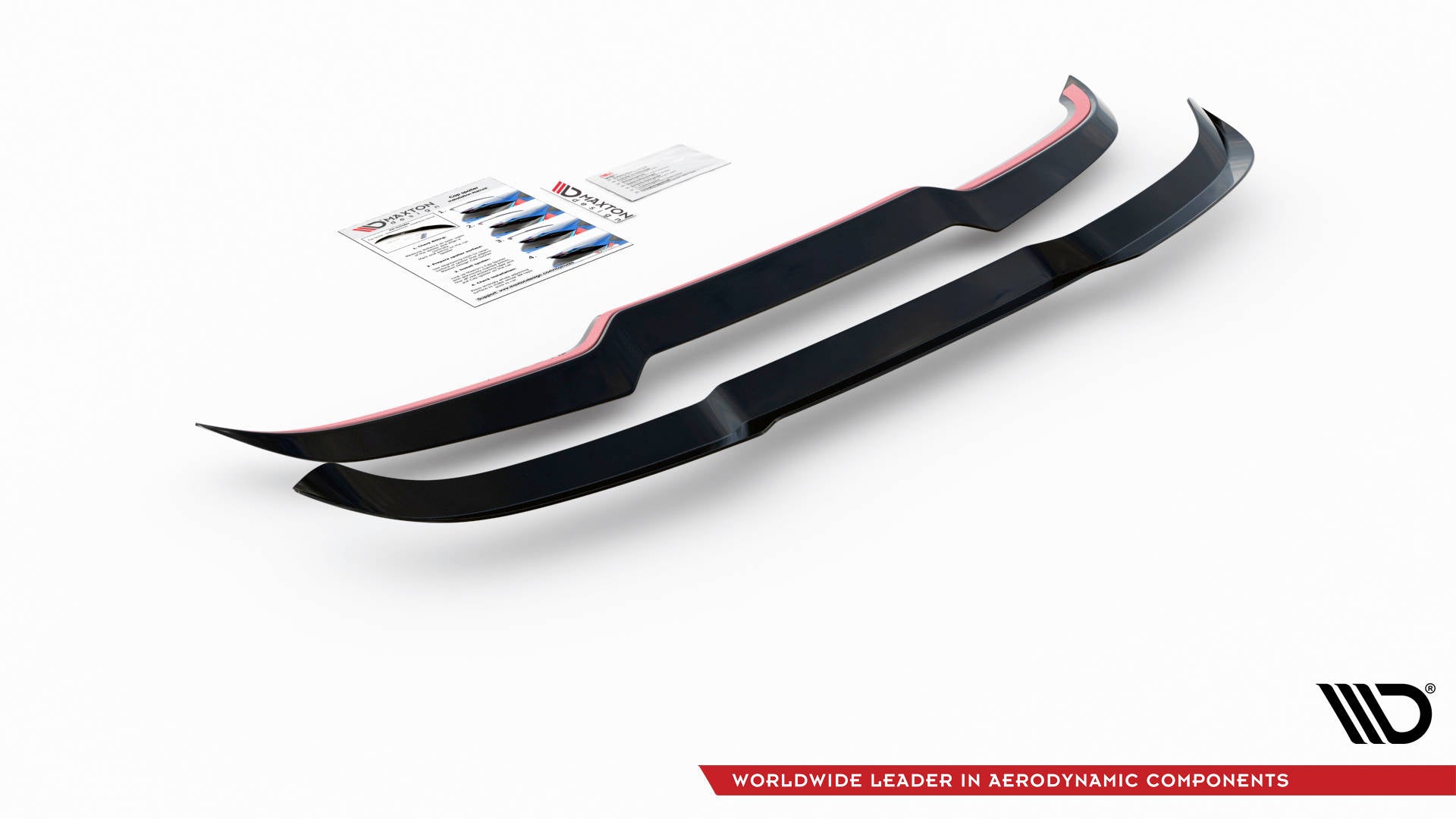 Maxton Design Spoiler CAP passend für BMW X5M F95 / F95 Facelift schwarz Hochglanz